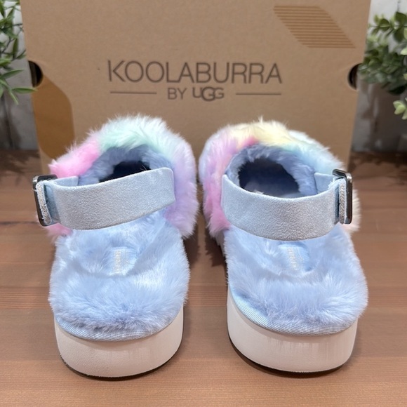 Koolaburra by UGG Fuzz'd Out Women's Sandal Slippers Multicolor New!! - Picture 2 of 8